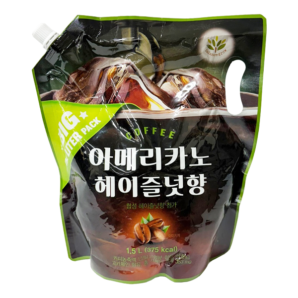 아메리카노 헤이즐넛 1.5L 1개(대용량)