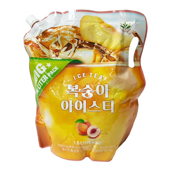 복숭아 아이스티 1.5L 1개(대용량)