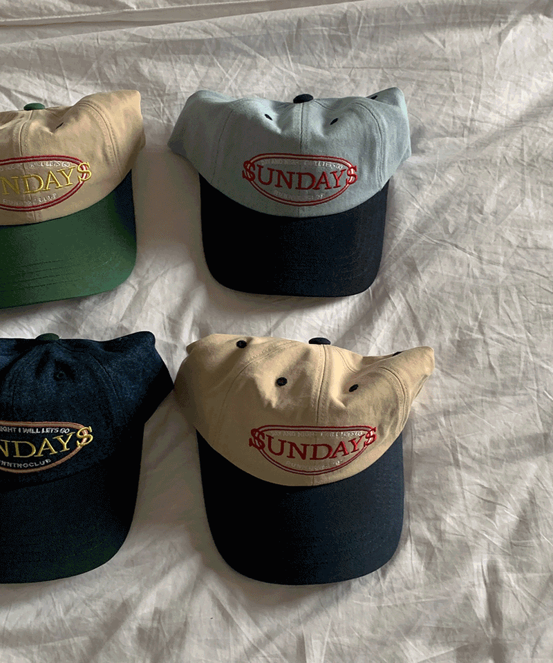 Sunday color matching cap hat : [PRODUCT_SUMMARY_DESC]