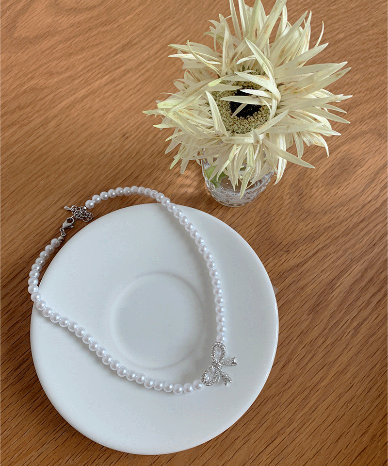 Winkle Pearl Cubic Necklace : [PRODUCT_SUMMARY_DESC]