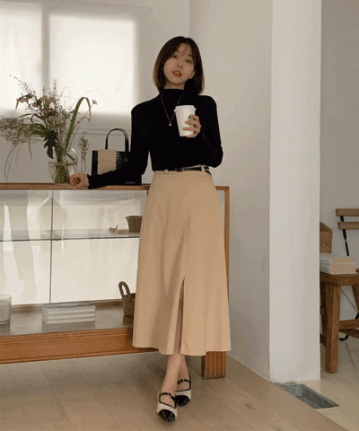 Seyrene Cotton Belt Skirt : [PRODUCT_SUMMARY_DESC]