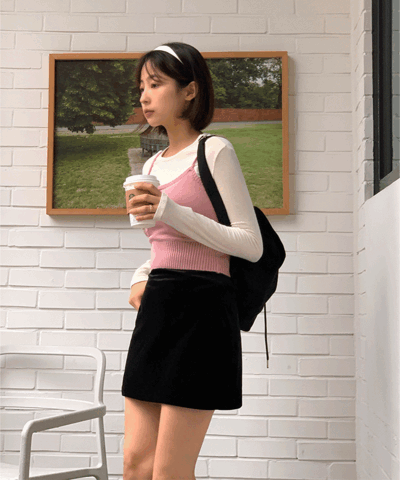 Cush Velvet Mini Skirt : [PRODUCT_SUMMARY_DESC]