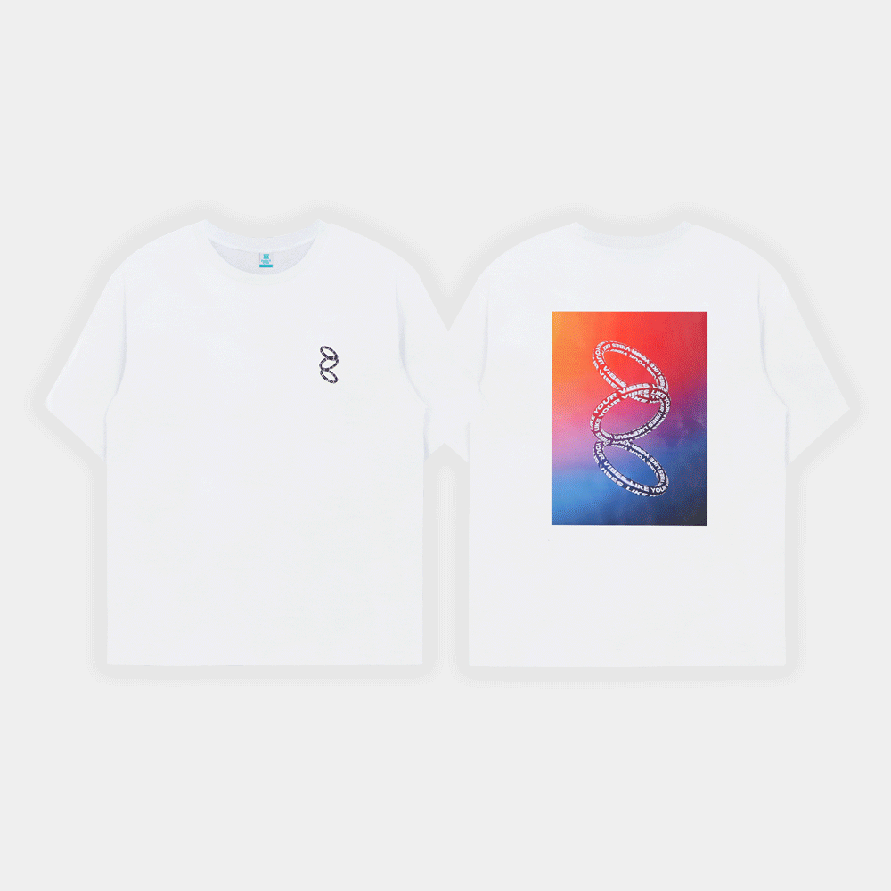 2023 KIM SUNG KYU CONCERT [LV : LIKE YOUR VIBES] T-SHIRT : RED RING Ver. (WHITE) (OVERSEA)