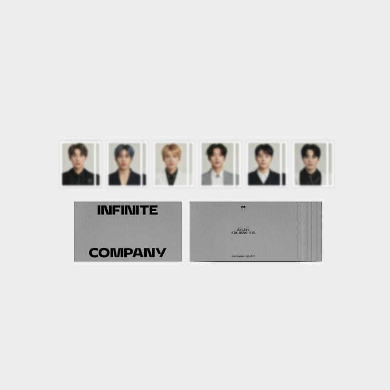 2023 INFINITE CONCERT [COMEBACK AGAIN] ID &amp; BUSINESS CARD SET (OVERSEA)