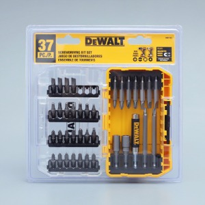 [DEWALT] 디월트 37pcs 스크류 드라이버 비트 세트 + 케이스 / DW2163 / 자주쓰이는 비트, 자석홀더와 튼튼한 케이스