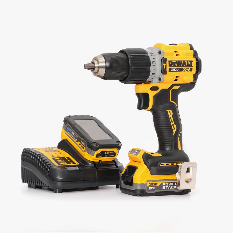 [DEWALT] 디월트 20V MAX 1.7Ah XR 프리미엄 컴팩트 햄머드릴 드라이버 DCD805E2T / 브러쉬리스모터 속도조절 15단계토크조절 LED라이트