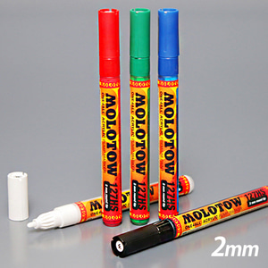 [MOLOTOW] 독일 모로토우 ONE4ALL 마커 2mm / 127HS / 34컬러