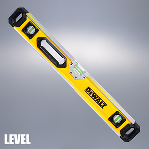 [DEWALT] 디월트 박스 빔 수평계 / 일반형 / 알루미늄바디, 충격방지캡 / 24&quot;(600mm),48&quot;(1200mm)