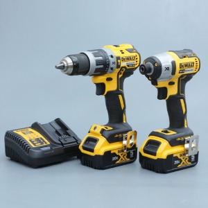 [DEWALT] 디월트 충전 2종 콤보 세트 DCK266P2 / 18V 5.0Ah 배터리2개 / 강력한 브러쉬리스 모터 / 임팩드릴 햄머드릴 공구함 / 회원할인, 적립제외 상품