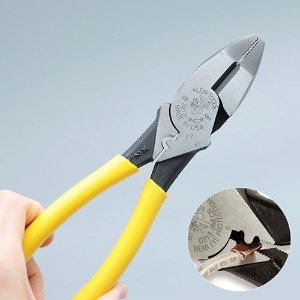 [KLEIN TOOLS] 클라인툴스 9인치 전공 압착 펜치 / D213-9NECR / 플라이어 / 우수한 압착기능 / 뛰어난 그립감 / 크레인 뺀치