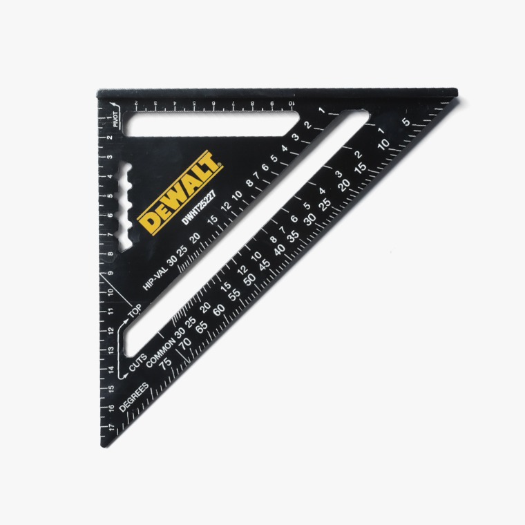 [DEWALT] 디월트 180mm 프리미엄 삼각자 DWHT25227-0 / 각도자 선긋기 목공자