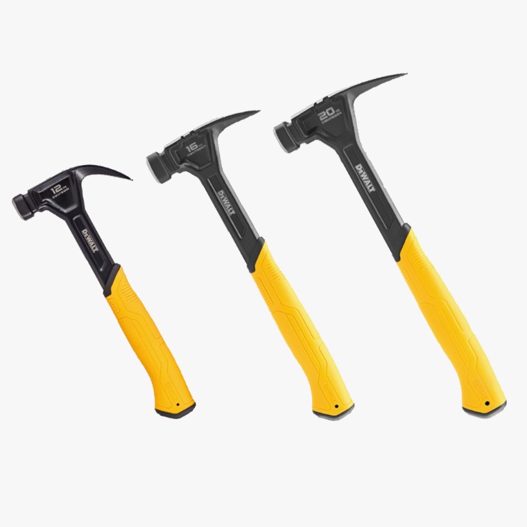 [DEWALT] 디월트 12, 16, 20온스 스틸 빠루망치 (DWHT51001) (DWHT51003) (DWHT51004) / 충격방지 높은내구성 미끄럼방지 평면페이스