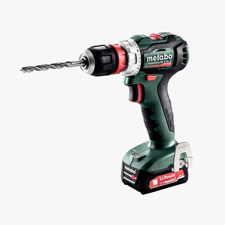 [METABO] 메타보 파워맥스 BS 12 BL Quick12V 충전 퀵척 드릴 드라이버 (Li-power 12V 2.0Ah 세트) 601039500 / 브러쉬리스 토크조절 LED라이트