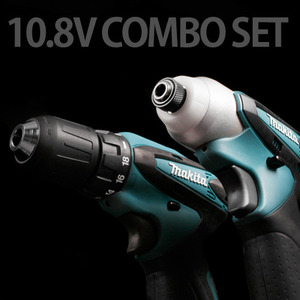 [MAKITA] 마끼다10.8V  리튬 콤보세트/LCT204/임팩드릴TD090D+충전드릴DF330D배터리2개/알미늄하드케이스/회원할인, 적립제외 상품