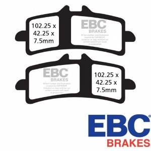 [바이크팩토리] 아프릴리아 EBC RSV4 프론트 브레이크패드(11~14), RSV4 RF1000 프론트 브레이크패드(15) - FA447HH/EPFA447HH/GPFAX447HH