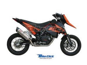 [해외] sc프로젝트 KTM - 690 SM 07-11 Full system 1-1 with Oval - line silencer 풀시스템 