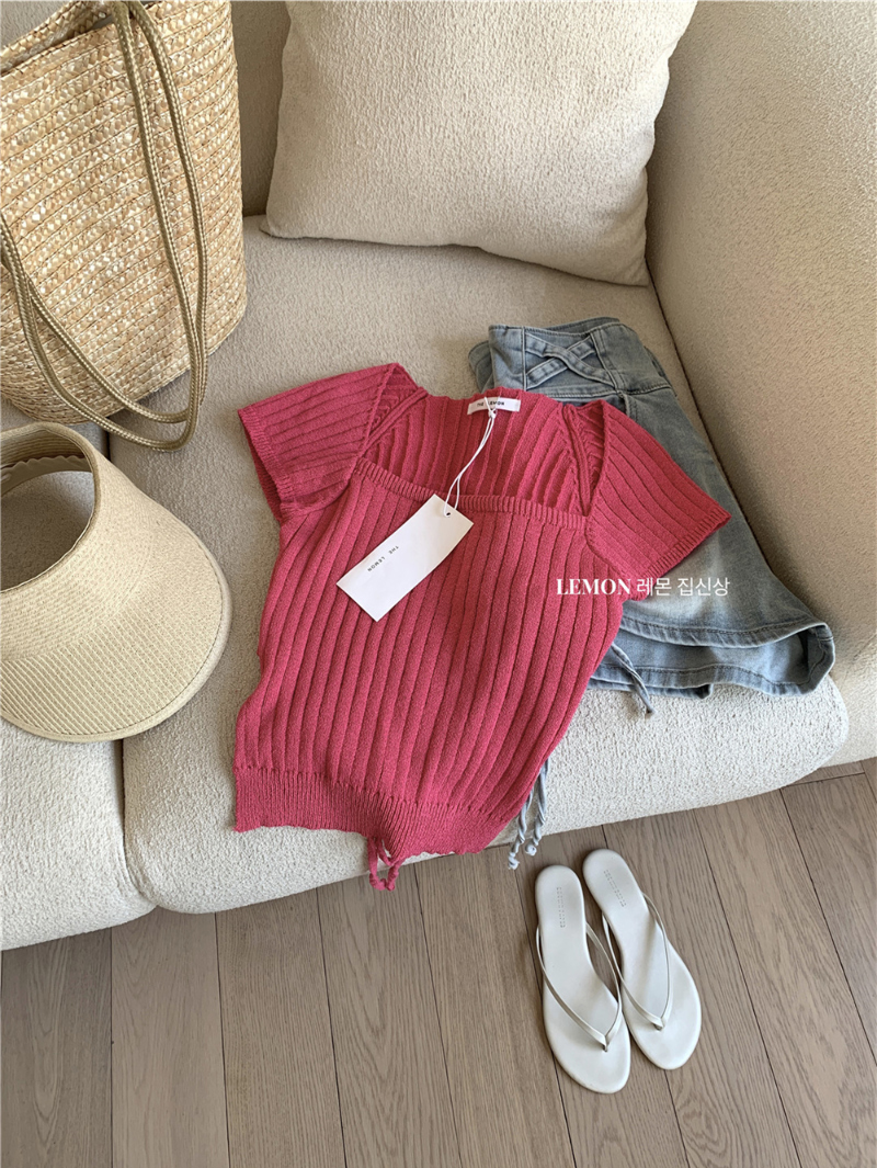 수영복/속옷 핑크 색상 이미지-S2L48