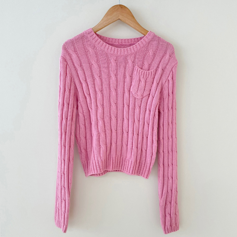 긴팔 티셔츠 핑크 색상 이미지-S1L24