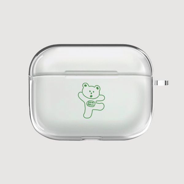 AIR PODS pro 투명 / 젤리베어(폴짝곰)