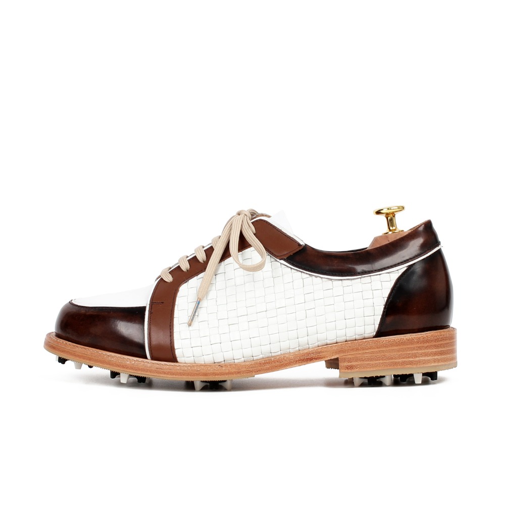 [마체레토 골프] Classic handmade golfshoes MC154-LSWH