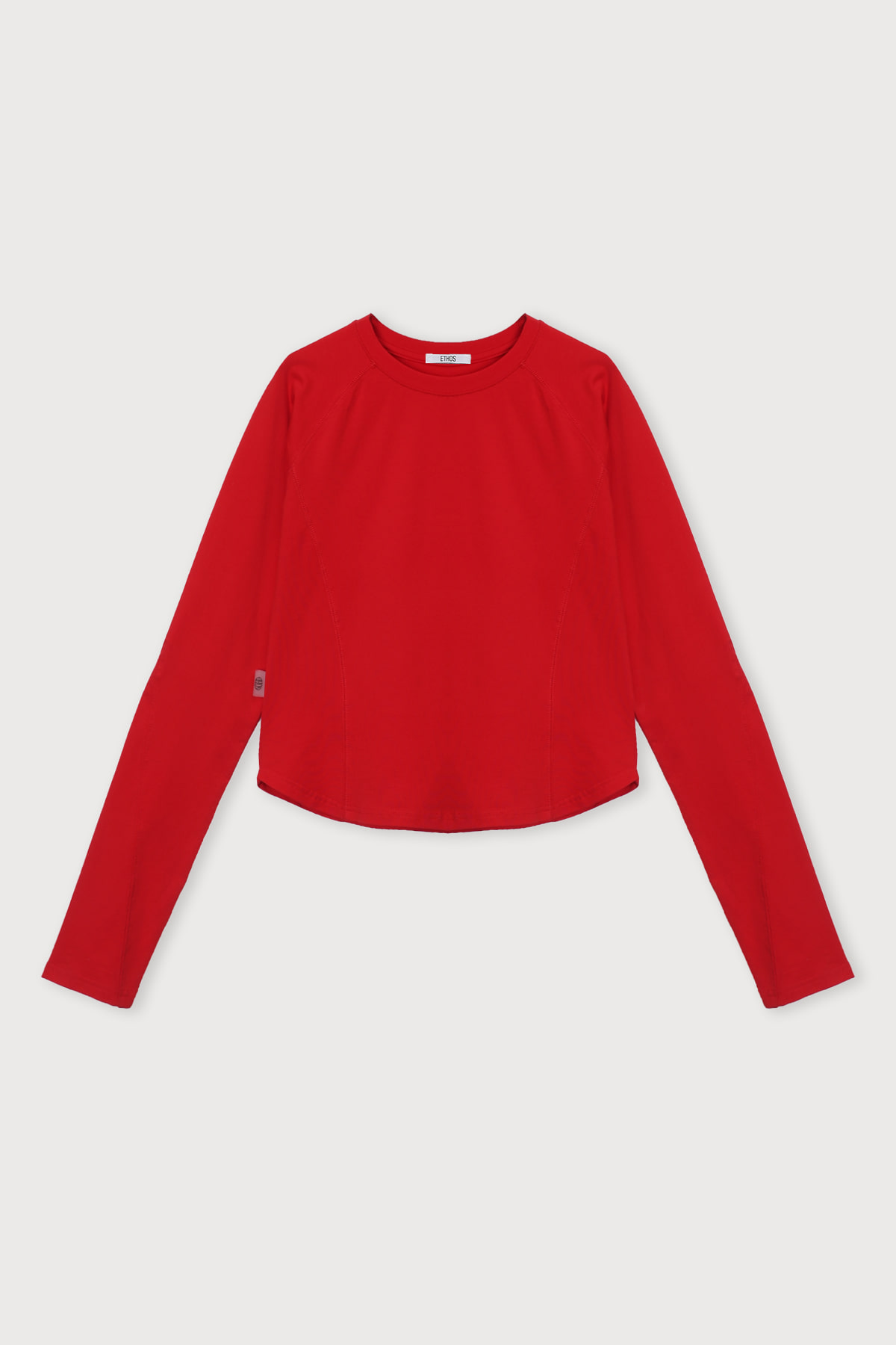 LINE SLEEVE TOP(RED)