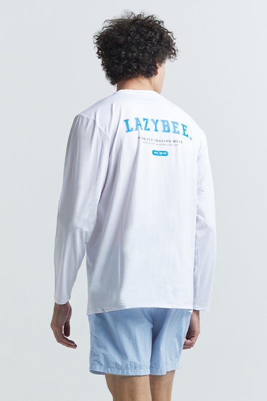 [SET]  멀티 쿨링 드라이 드림인 루즈핏 남성 래쉬가드 세트  화이트레이지비 래쉬가드