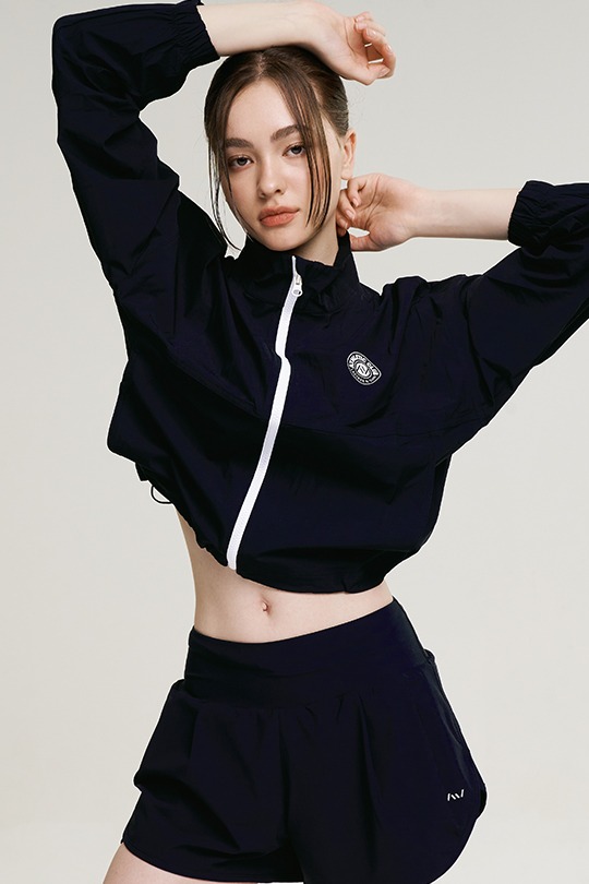 쿨터치 에어라이트 크롭 여성 집업 래쉬가드 블랙레이지비 래쉬가드
