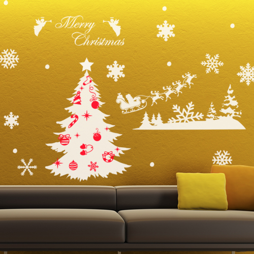 그래픽스티커(gm-ig075)-크리스마스 산타마을의 풍경