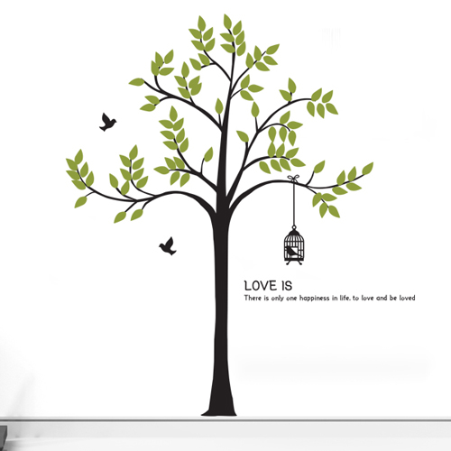 그래픽스티커(gm-is423)-사랑이넘치는나무