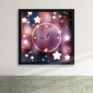 디자인액자시계(gm-cy368)-꿈나라의 별 액자벽시계