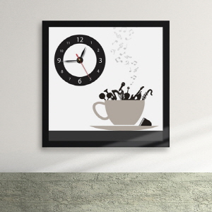 디자인액자시계(gm-cy396)-음악 커피 액자벽시계