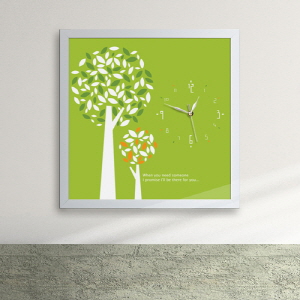 디자인액자시계(gm-iy154)-친구의 나무