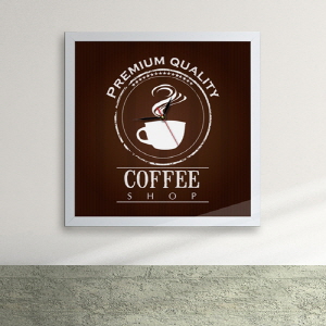 디자인액자시계(gm-pz017)-프리미엄 커피 액자벽시계