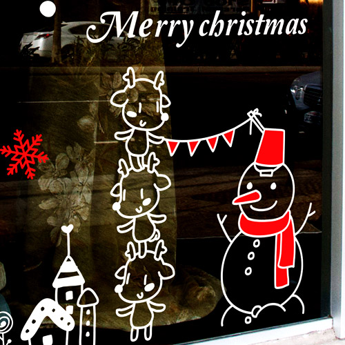 그래픽스티커 (gm-tm023)-행복한겨울크리스마스_크리스마스스티커