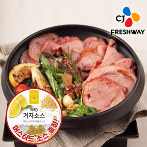 [CJ프레시웨이] 자연차림 오리훈제(슬라이스 무항생제) 200g×9 + 소스 150g