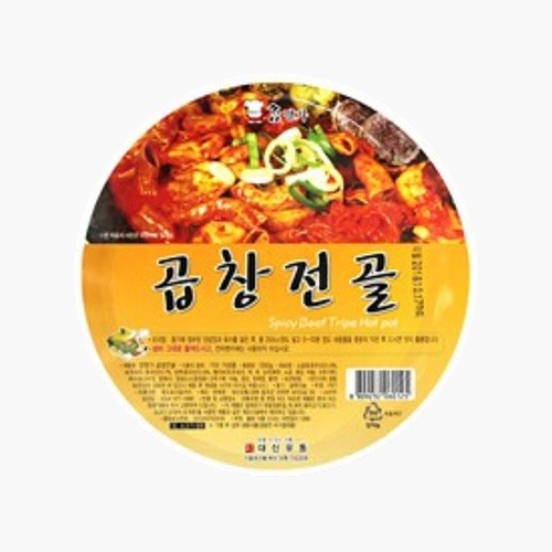 푸드제주 즉석찌개 용기째 바로 끓이는 고소하고 담백한 곱창전골 550g (소스포함X100g당 982월)