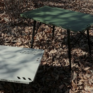 KEEP 투플레이트 높이조절 폴딩 접이식 경량 알루미늄 캠핑 테이블