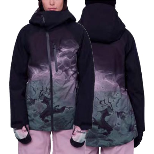 2324 686 여성용 보드복 히드라 인슐레이티드 자켓 WOMENS HYDRA INSULATED JKT BLACK CLOUDBREAK