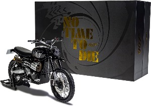 1:12 Triumph scrambler 1200 James Bond NO TIME TO DIE EDITION 오토바이 다이캐스트 모형