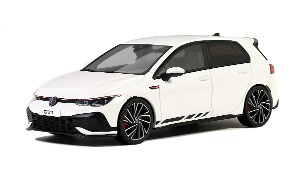 OT986 - 1.18 VOLKSWAGEN GOLF VIII GTI CLUBSPORT WHITE 2021 자동차 모형 수집용 한정판 999대