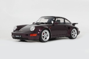 선주문 1:12  GT499  Porsche 911 (964) Turbo S Purple 1992 자동차 다이캐스트 모형 수집용