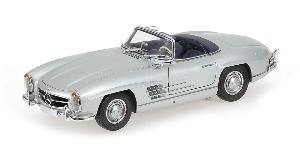 선주문 1:18 MINICHAMPS 180039030 MERCEDES-BENZ 300 SL ROADSTER (W198) – 1957 – SILVER 다이캐스트 모형