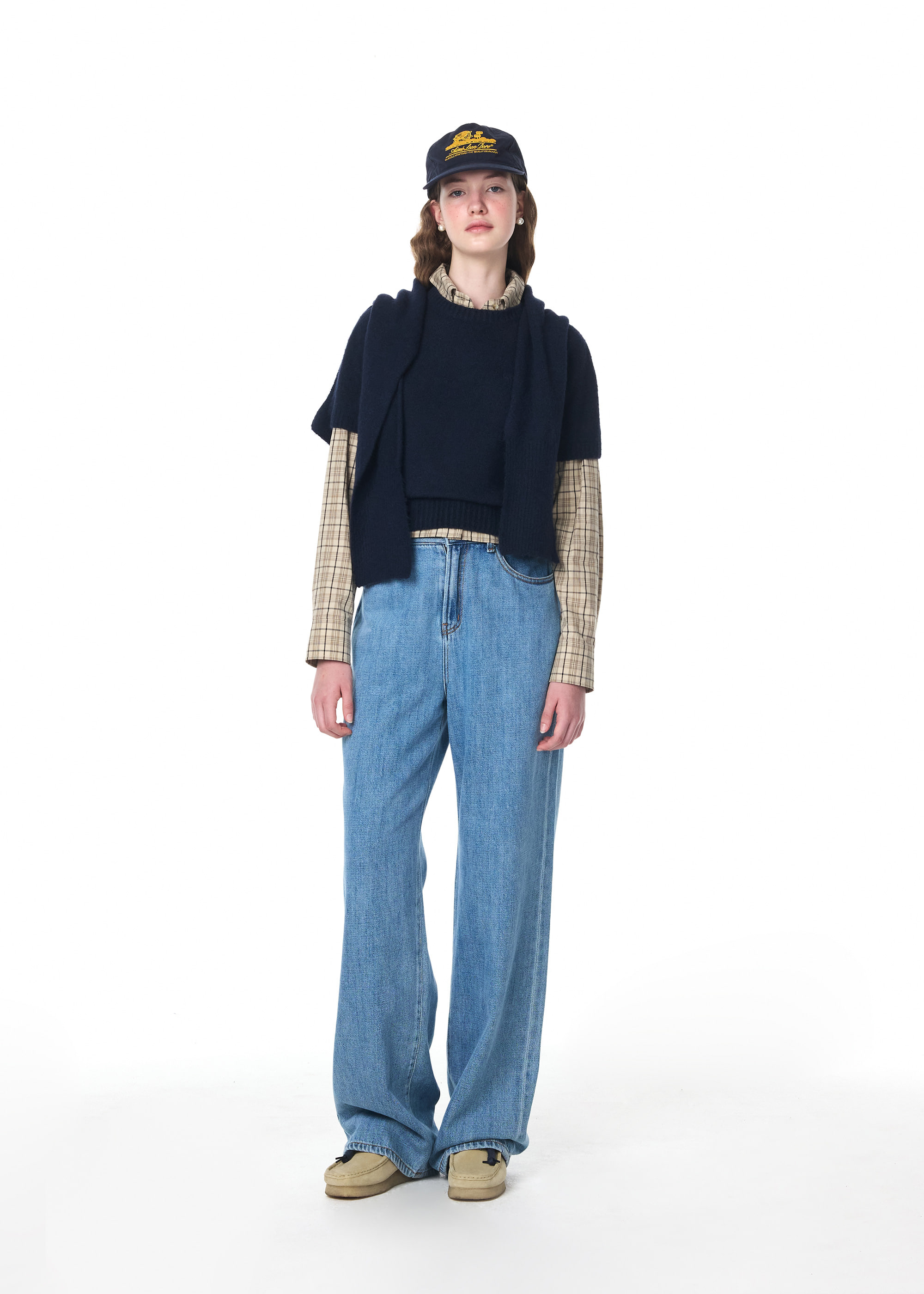 ★送料・関税込★GROVE★FRATT DENIM PANTS★デニム★ Lee×grove別注】WIDE DENIM PANTS（デニムパンツ） | grove