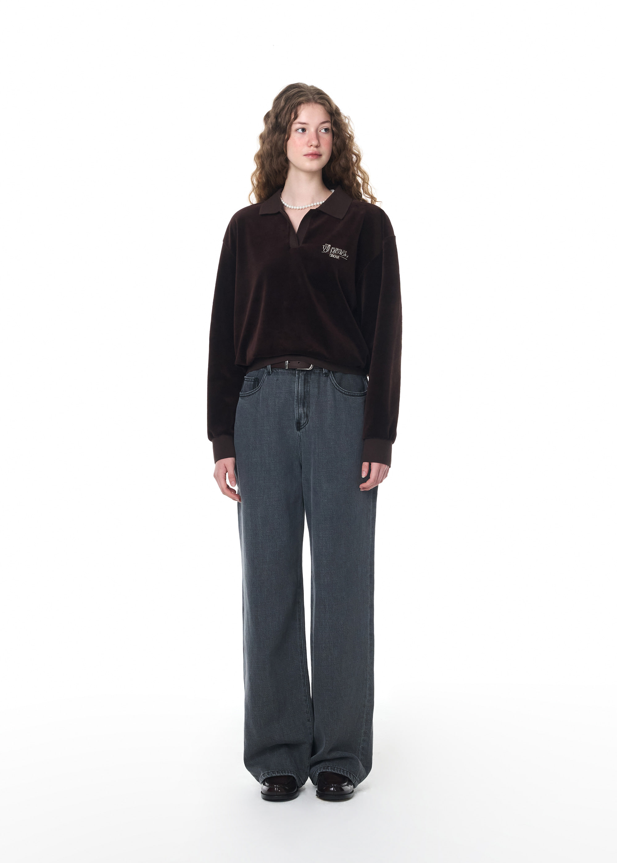 ★送料・関税込★GROVE★FRATT DENIM PANTS★デニム★ Lee×grove別注】WIDE DENIM PANTS（デニムパンツ） | grove