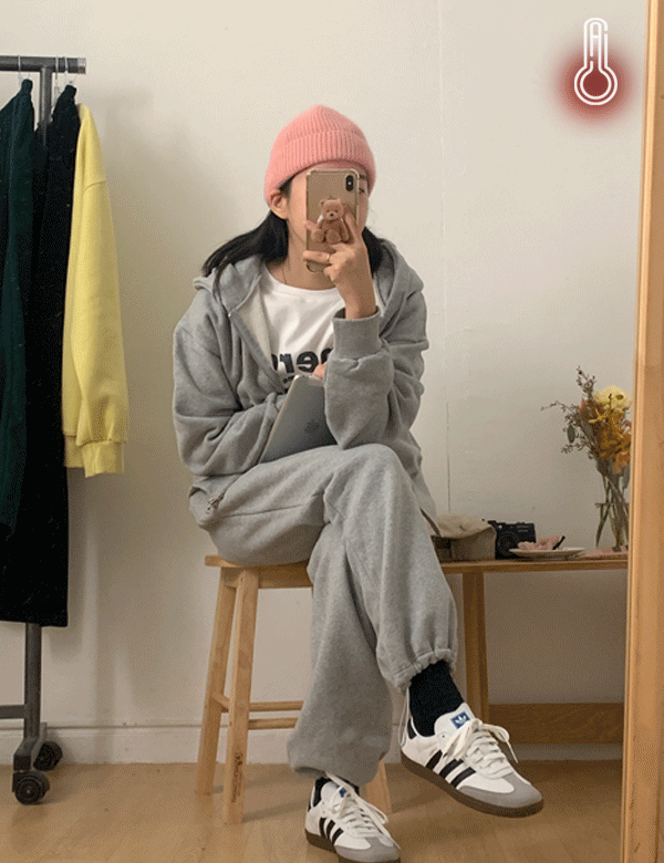 [SALE] [양기모버전♥/개별구매가능] 오브 투웨이 후드집업+조거팬츠 세트 6color