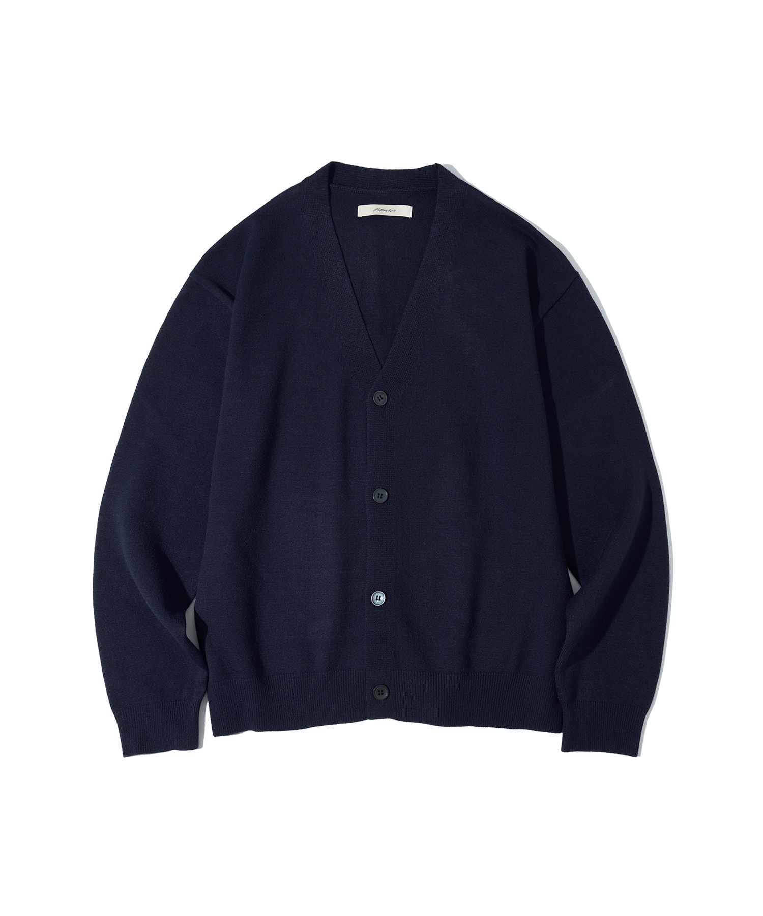 O30003 Teddy cardigan_Navy