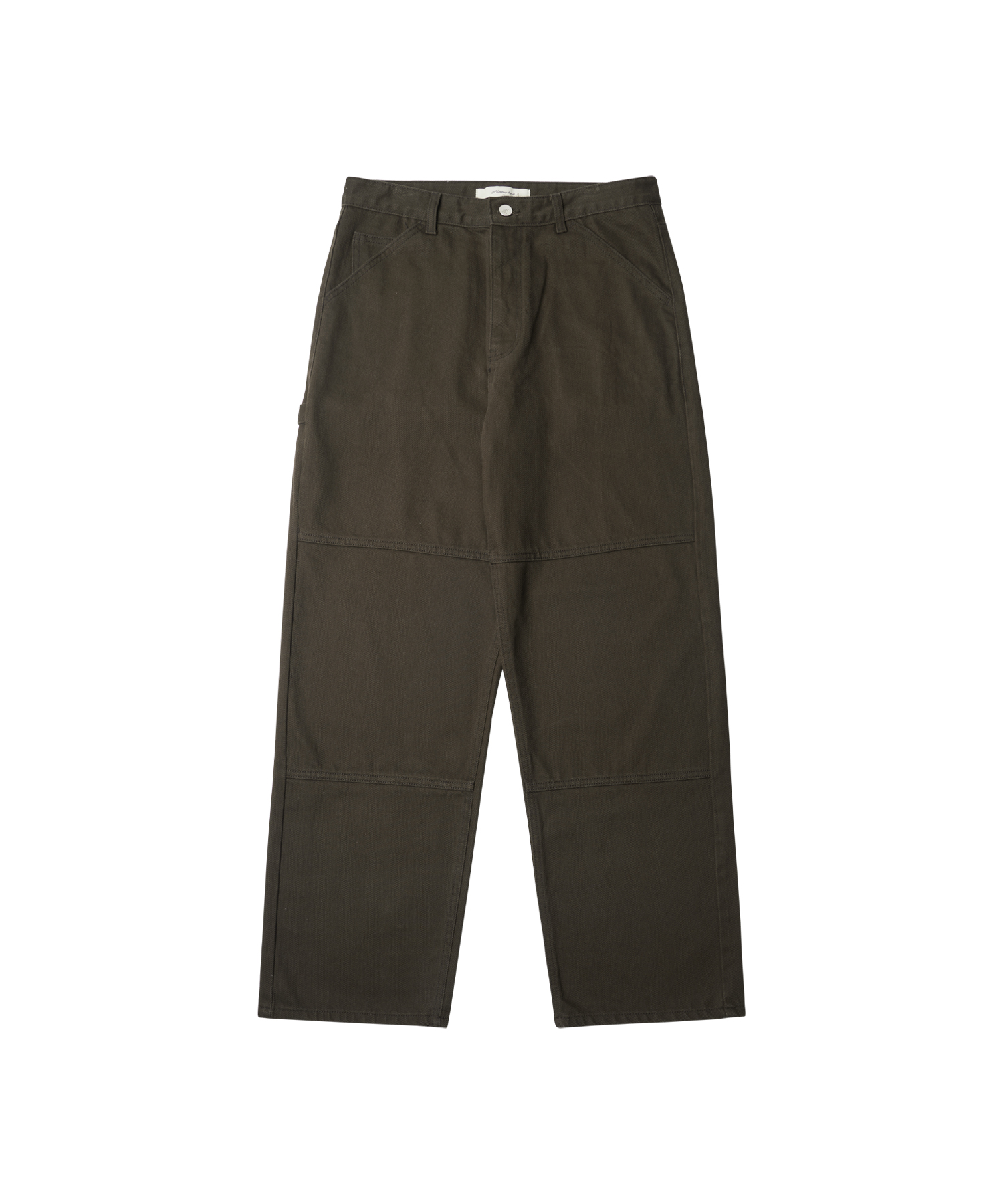 P10022 Color carpenter pants_Brown