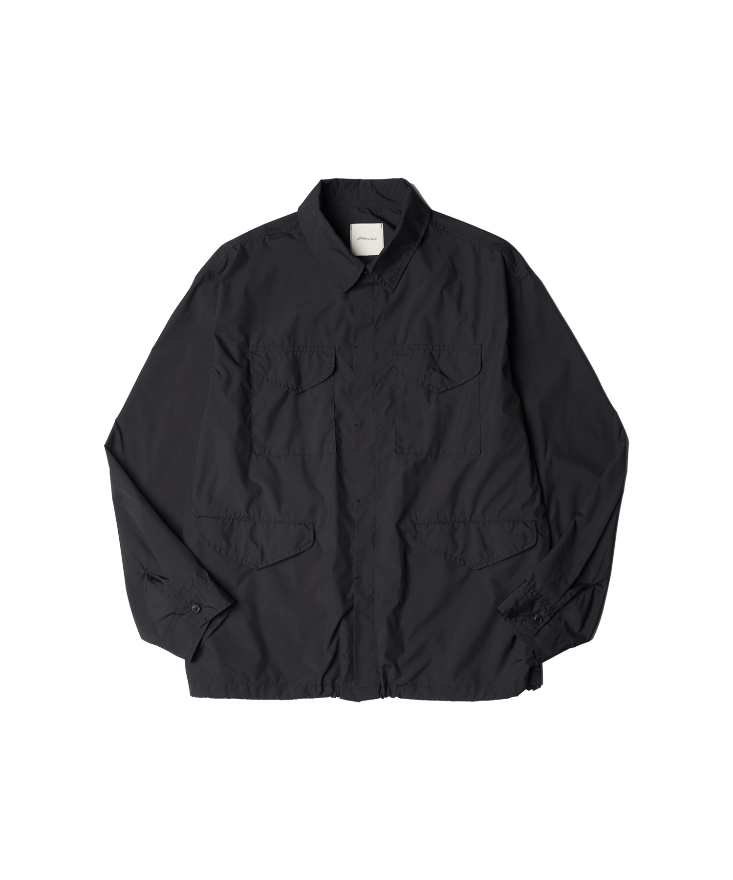 O30007 Military utility jacket_Black