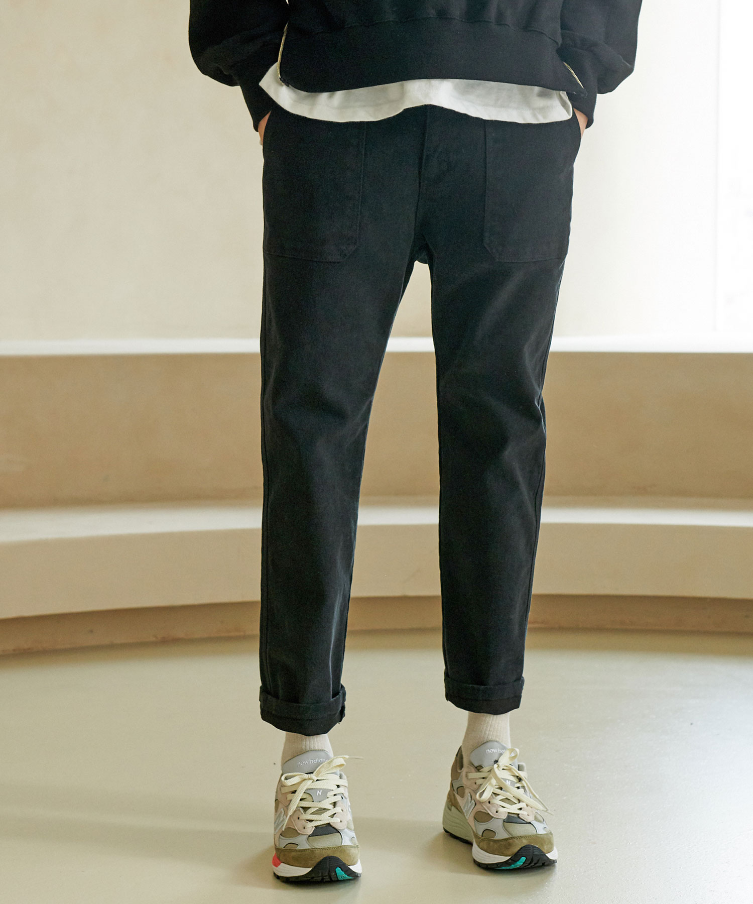 CP-768N Tapered Fatigue Pants_Black