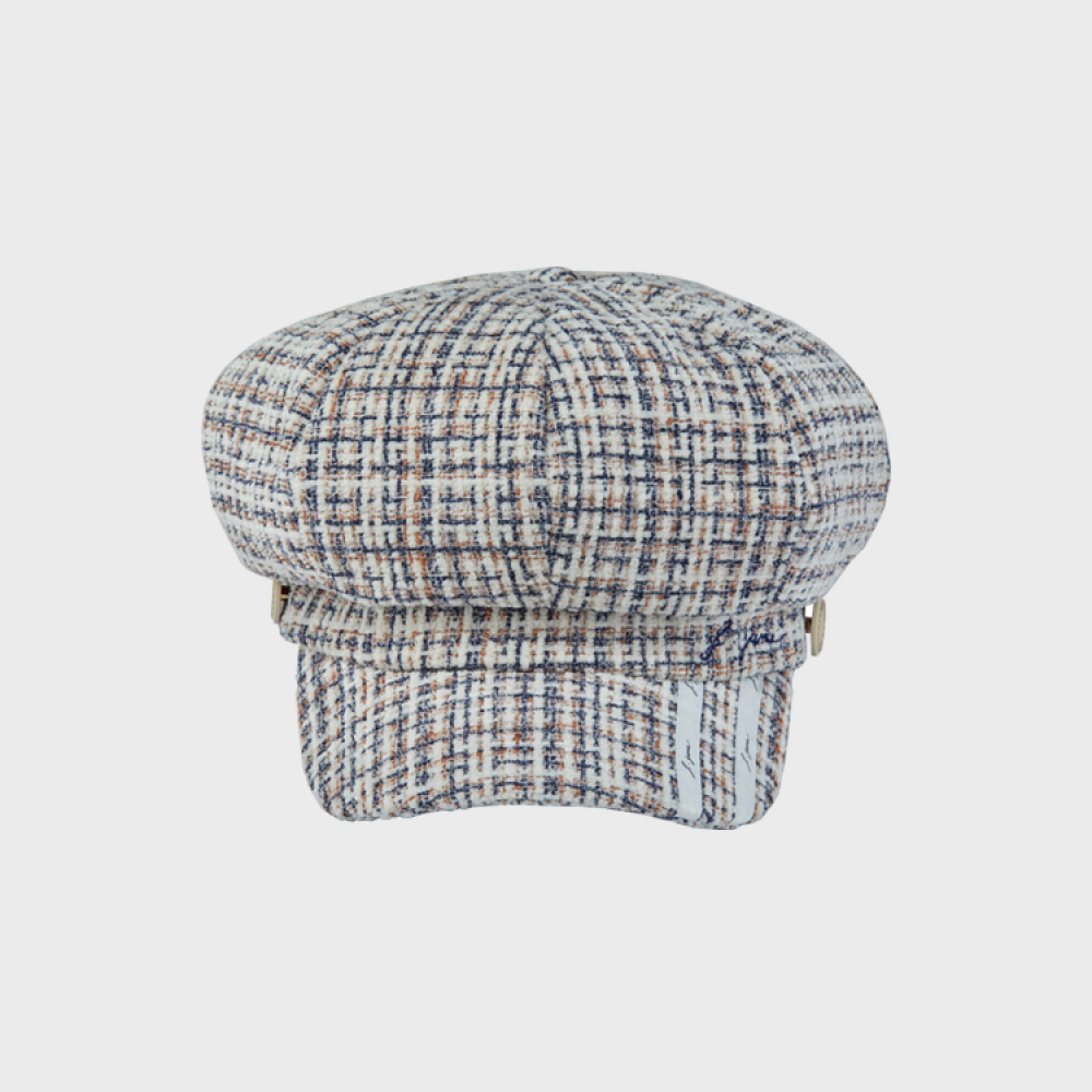 [JJA] 제이제인 트위드 마도로스 햇 Tweed madoros hat (Navy) J347ACC02NV